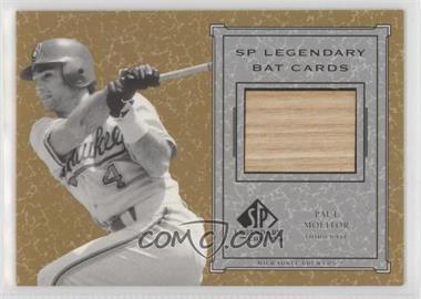 2001 SP Legendary Cuts - Legendary Bats #B-PM - Paul Molitor