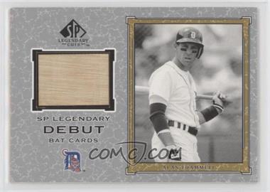 2001 SP Legendary Cuts - Legendary Debut Bats #B-AT - Alan Trammell