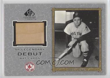 2001 SP Legendary Cuts - Legendary Debut Bats #D-BD - Bobby Doerr