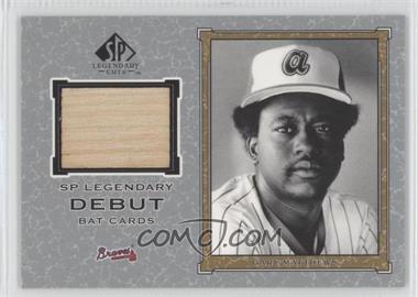 2001 SP Legendary Cuts - Legendary Debut Bats #D-GM - Gary Matthews