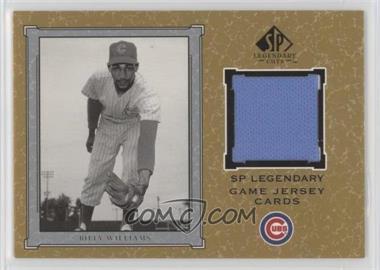 2001 SP Legendary Cuts - Legendary Game Uniform #J-BW - Billy Williams