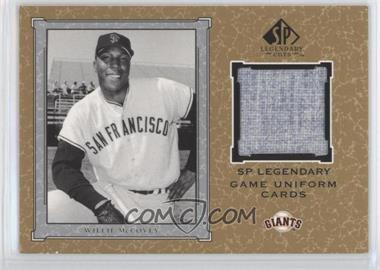 2001 SP Legendary Cuts - Legendary Game Uniform #J-WM - Willie McCovey