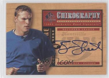 2001 SP Top Prospects - Chirography #BS - Ben Sheets