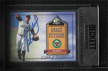 2001 SP Top Prospects - Great Futures #GF1 - Josh Beckett [BAS Authentic]