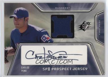 2001 SPx - [Base] #146 - Prospect Jersey Autograph - Carlos Pena