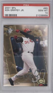 2001 SPx - [Base] #85 - Ken Griffey Jr. [PSA 10 GEM MT]