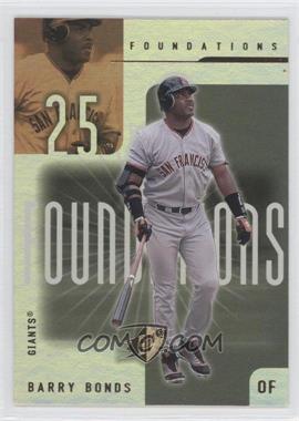 2001 SPx - Foundations #F7 - Barry Bonds