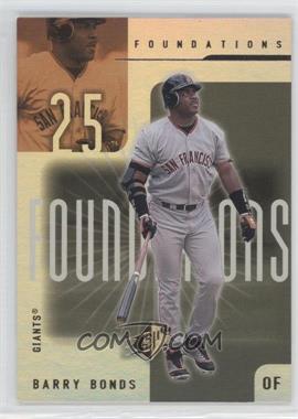 2001 SPx - Foundations #F7 - Barry Bonds