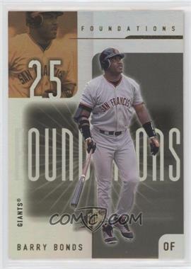 2001 SPx - Foundations #F7 - Barry Bonds