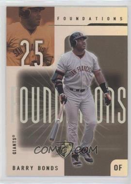 2001 SPx - Foundations #F7 - Barry Bonds