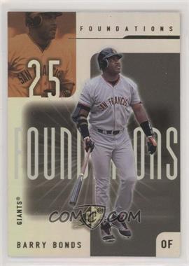 2001 SPx - Foundations #F7 - Barry Bonds