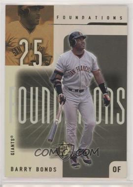 2001 SPx - Foundations #F7 - Barry Bonds