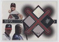 Greg Maddux, Tom Glavine, Andruw Jones [EX to NM]