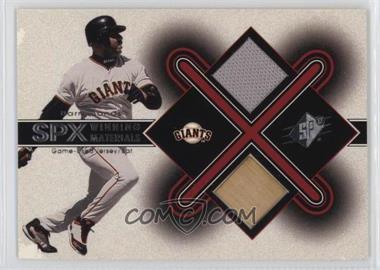 2001 SPx - Winning Materials #BB2 - Barry Bonds