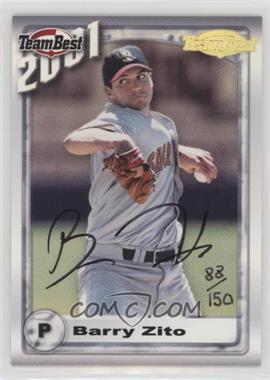 2001 Team Best Minor League - Autographs - Gold Foil #_BAZI - Barry Zito /150