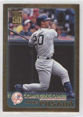 2001 Topps - [Base] - Gold #120 - Jorge Posada /2001