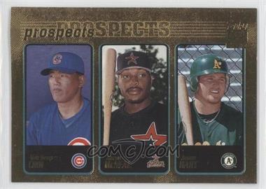 2001 Topps - [Base] - Gold #366 - Prospects - Hee Seop Choi, Aaron McNeal, Jason Hart /2001