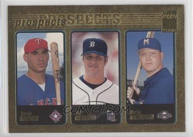 2001 Topps - [Base] - Gold #371 - Prospects - Travis Hafner, Eric Munson, Bucky Jacobsen /2001