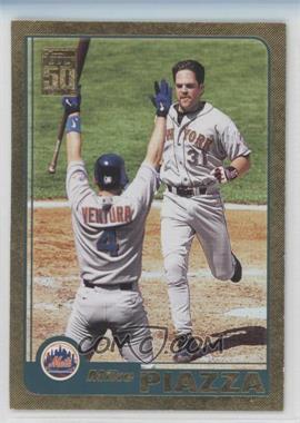 2001 Topps - [Base] - Gold #706 - Mike Piazza /2001 [Good to VG‑EX]