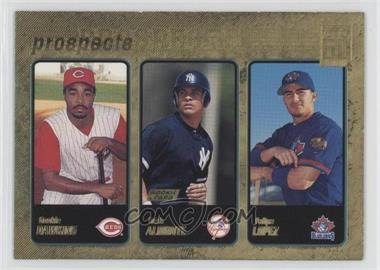 2001 Topps - [Base] - Gold #732 - Prospects - Gookie Dawkins, Erick Almonte, Felipe Lopez /2001