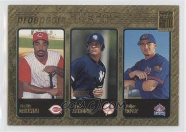 2001 Topps - [Base] - Gold #732 - Prospects - Gookie Dawkins, Erick Almonte, Felipe Lopez /2001