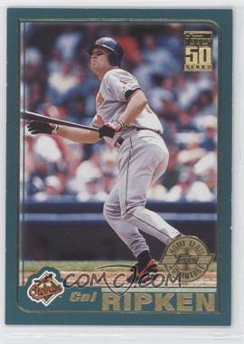 2001 Topps - [Base] - Home Team Advantage #1 - Cal Ripken