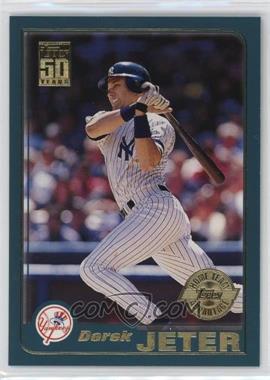 2001 Topps - [Base] - Home Team Advantage #100 - Derek Jeter