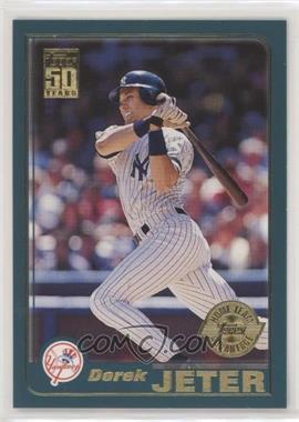 2001 Topps - [Base] - Home Team Advantage #100 - Derek Jeter