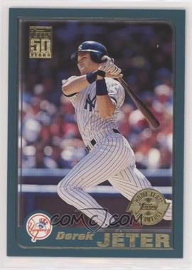 2001 Topps - [Base] - Home Team Advantage #100 - Derek Jeter