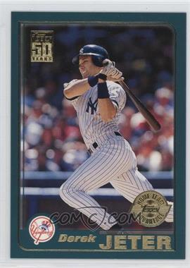 2001 Topps - [Base] - Home Team Advantage #100 - Derek Jeter