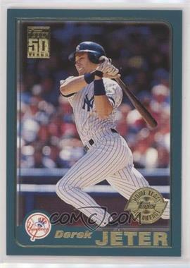 2001 Topps - [Base] - Home Team Advantage #100 - Derek Jeter