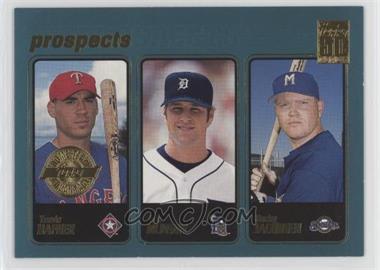 2001 Topps - [Base] - Home Team Advantage #371 - Prospects - Travis Hafner, Eric Munson, Bucky Jacobsen [EX to NM]