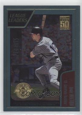 2001 Topps - [Base] - Home Team Advantage #397 - League Leaders - Todd Helton, Darin Erstad [EX to NM]