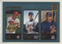 Prospects - Carlos Pena, Larry Barnes, Dewayne Wise [EX to NM]