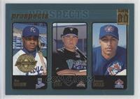 Prospects - Dee Brown, Jack Cust, Vernon Wells [EX to NM]