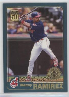 2001 Topps - [Base] - Home Team Advantage #90 - Manny Ramirez