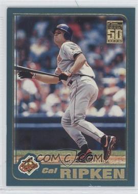 2001 Topps - [Base] - Limited Edition #1 - Cal Ripken