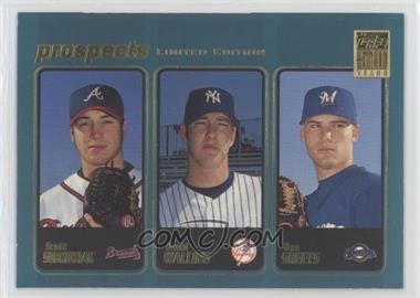 2001 Topps - [Base] - Limited Edition #364 - Prospects - Scott Sobkowiak, David Walling, Ben Sheets