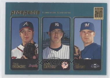 2001 Topps - [Base] - Limited Edition #364 - Prospects - Scott Sobkowiak, David Walling, Ben Sheets