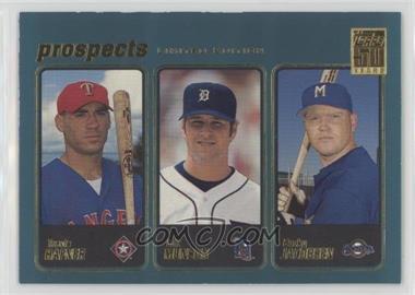 2001 Topps - [Base] - Limited Edition #371 - Prospects - Travis Hafner, Eric Munson, Bucky Jacobsen