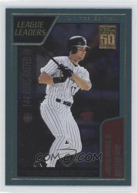 2001 Topps - [Base] - Limited Edition #393 - League Leaders - Todd Helton, Edgar Martinez