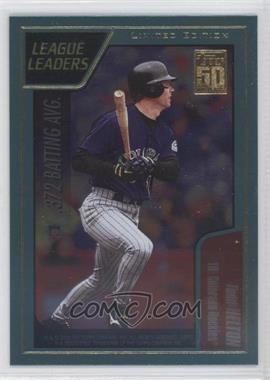 2001 Topps - [Base] - Limited Edition #394 - League Leaders - Todd Helton, Nomar Garciaparra
