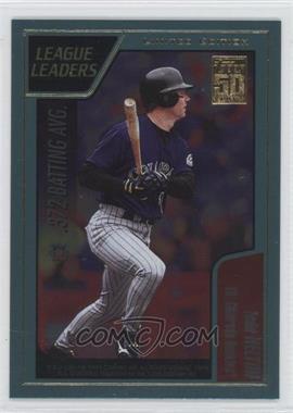 2001 Topps - [Base] - Limited Edition #394 - League Leaders - Todd Helton, Nomar Garciaparra