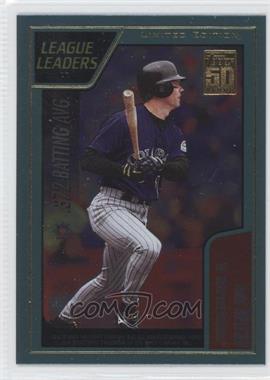 2001 Topps - [Base] - Limited Edition #394 - League Leaders - Todd Helton, Nomar Garciaparra