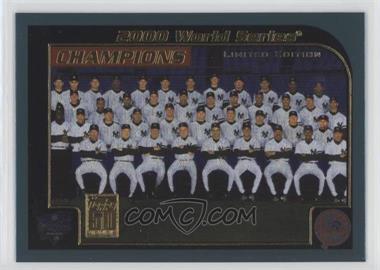 2001 Topps - [Base] - Limited Edition #406 - New York Yankees Team