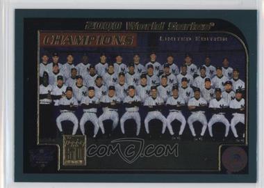 2001 Topps - [Base] - Limited Edition #406 - New York Yankees Team