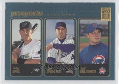 2001 Topps - [Base] - Limited Edition #734 - Prospects - Toby Hall, Rod Barajas, Jeff Goldbach