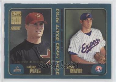 2001 Topps - [Base] - Limited Edition #738 - Draft Picks - Anthony Pluta, Justin Wayne [Poor to Fair]