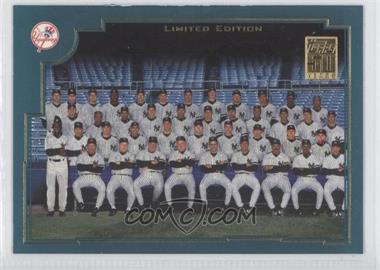 2001 Topps - [Base] - Limited Edition #771 - New York Yankees Team