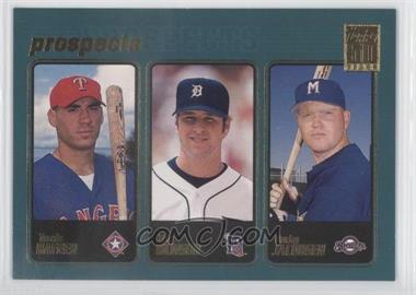 2001 Topps - [Base] #371 - Prospects - Travis Hafner, Eric Munson, Bucky Jacobsen